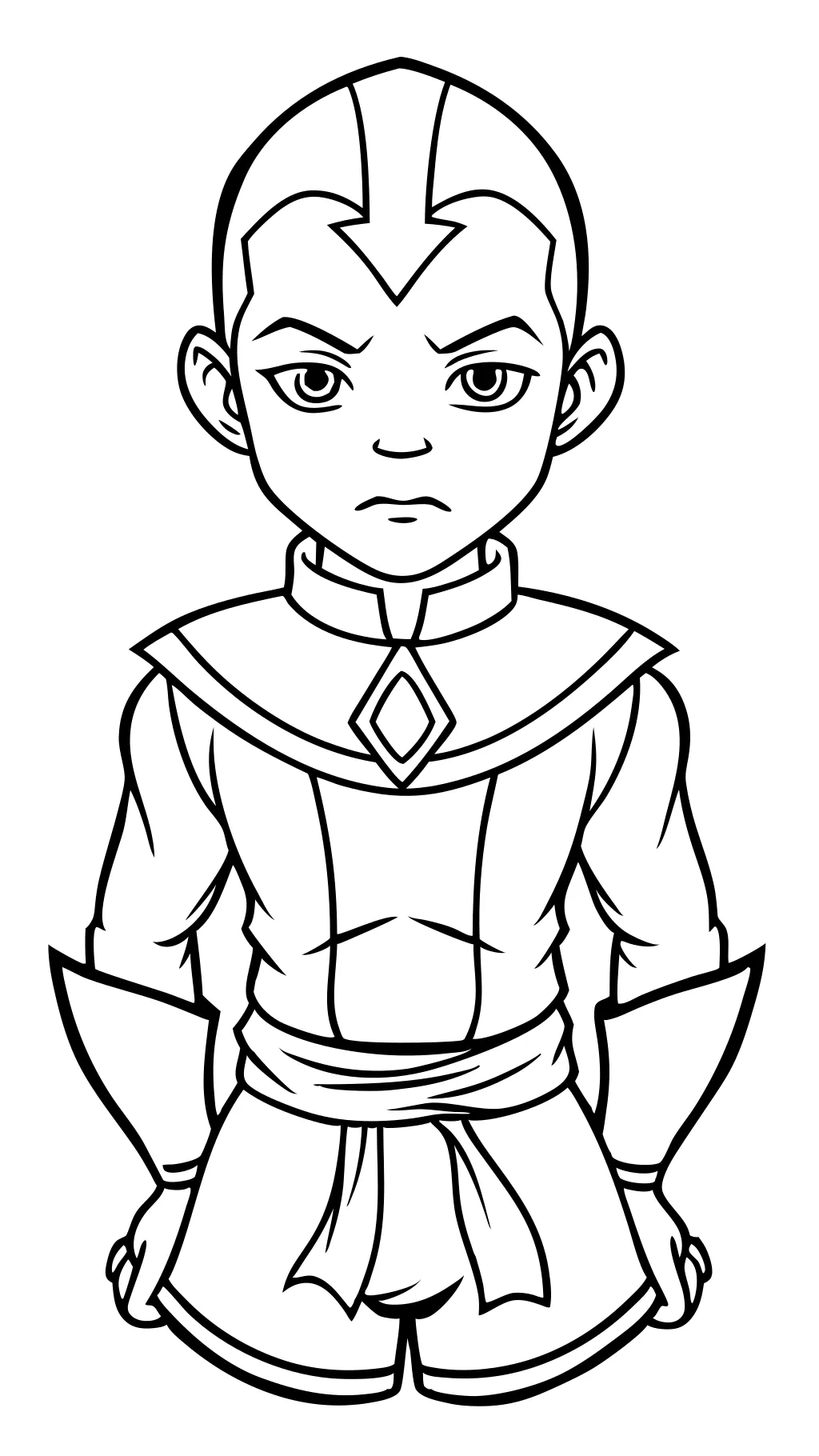 coloring pages avatar the last airbender